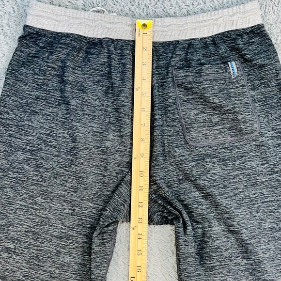 Marine Layer Men's Heathered Charcoal Jogger Pants Size Medium Elastic Waist - Picture 11 of 12